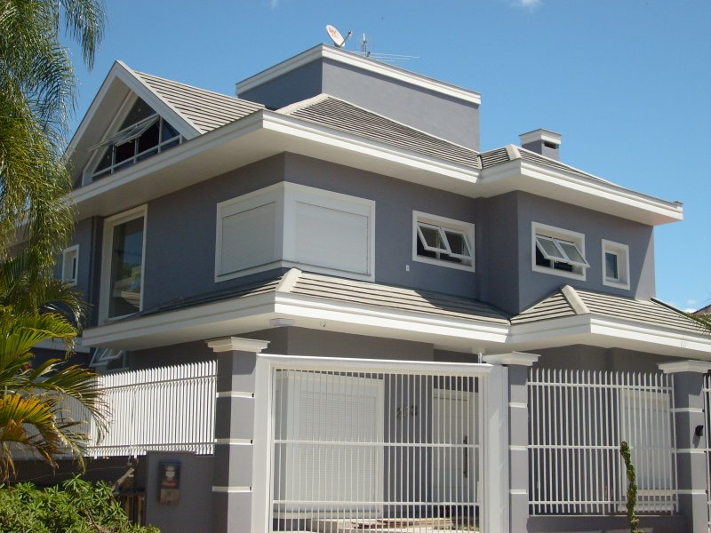 Esquadrias de pvc branco